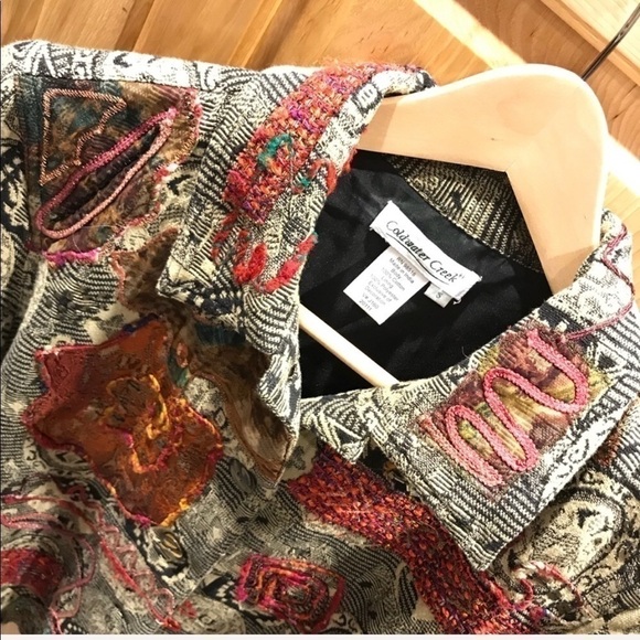 Coldwater Creek embroidered beaded jacket size small - Picture 2 of 8